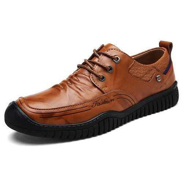 Men Cow Leather Soft Casual Shoes