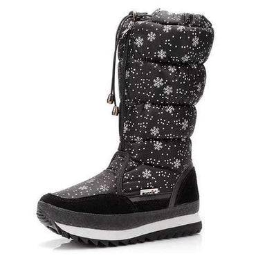 Snowflake Adjustable Mid Calf Boots