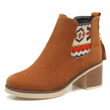 Buckle Folkways Mid Heel Boots