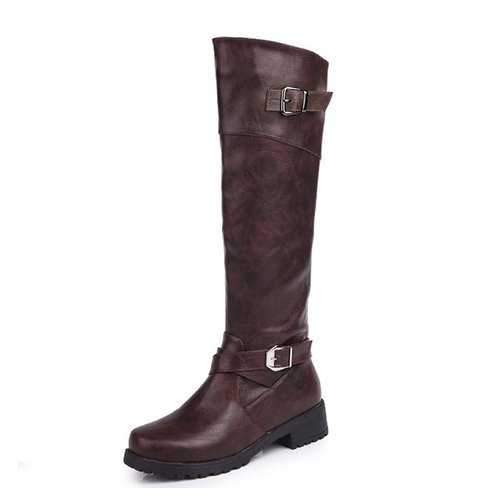 Large Size Knee High Boots