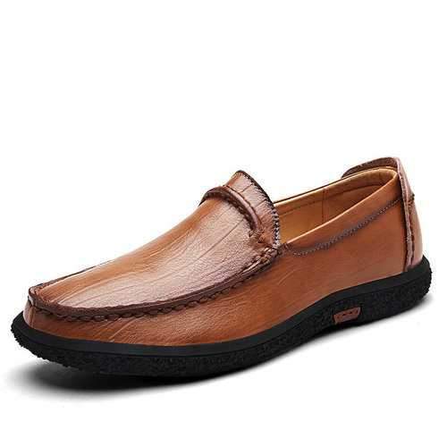 Men Slip On Leather Loafers