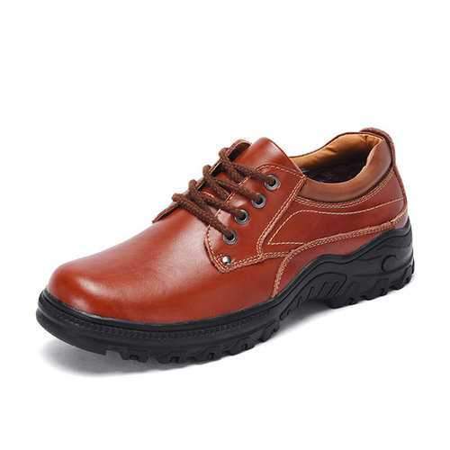 Men Leather Work Shoes