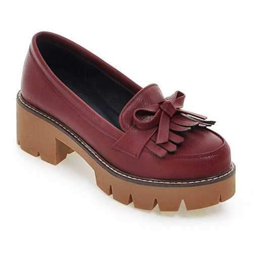 Oxford Leather shoes Tassels Loafers