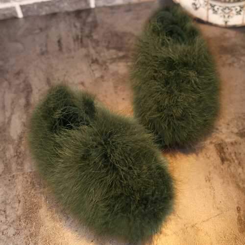 Furry Flat Lazy Casual Shoes