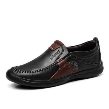 Men Microfiber Leather Slip Ons Loafers