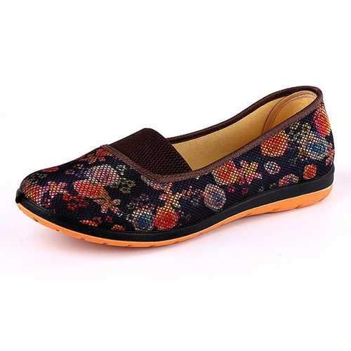 Flower Printing Soft Shoes