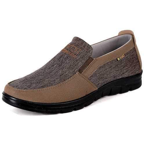 Men Large Size Slip On Old Peking Casual Cloth Shoes