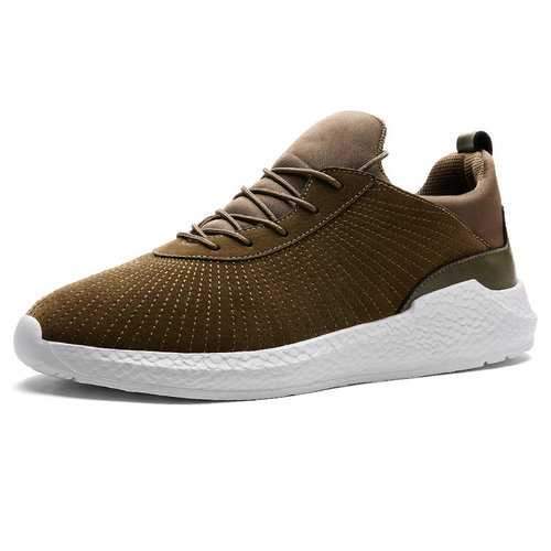 Men Non-slip Lace Up Sport Casual Sneakers