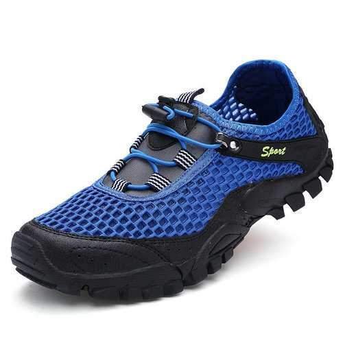 Men Lycra Mesh Hiking Shoes