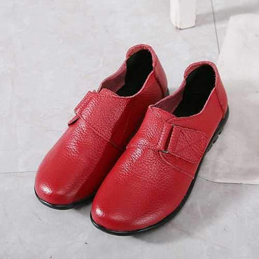 Leather Soft Flat Shoes