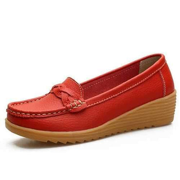 Leather Soft Casual Flat Shoes