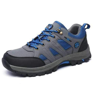 Men Leather Anti-collision Outdoor Shock Absorption Sneakers