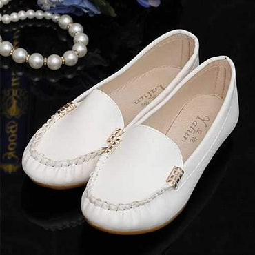 Metal Comfortable Flat Casual Shoes