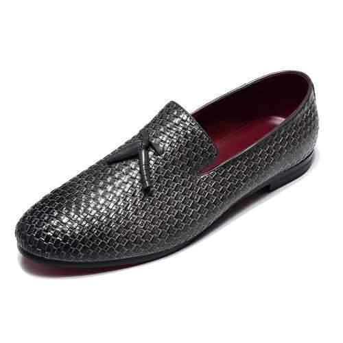 Men Stylish Woven Loafers