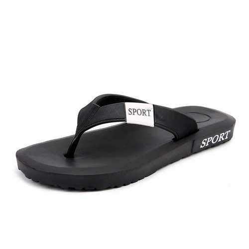 Men Clip Toe Slip Resistant Slippers Casual Beach Shoes