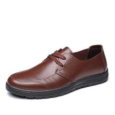 Men Leather Soft Sole Casual Shoes