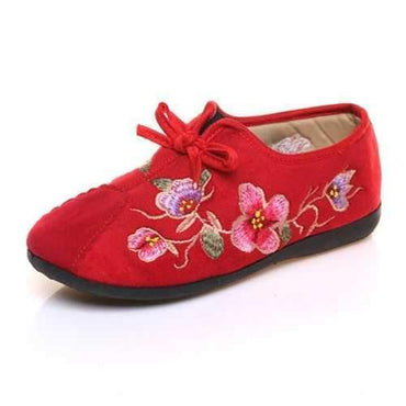 Bowknot Retro Slip On Flats