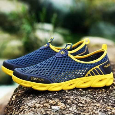 Men Breathable Honeycomb Mesh Casual Sneakers Upstream Shoes