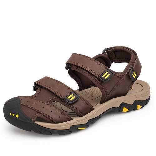 Men Leather Casual Outdoor Sandals