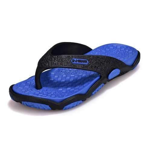 Men Slip Resistant Clip Toe Casual Beach Slippers