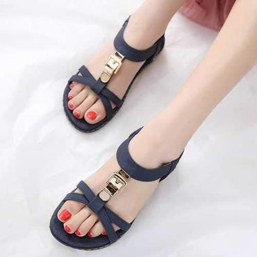 Large Size Metal Beach Sandals