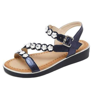 Large Size Strappy Buckle Sandals