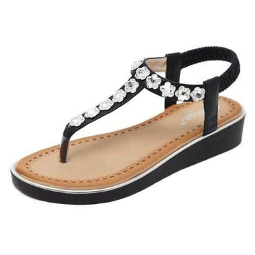 Large Size Beaded Bohemia Sandals