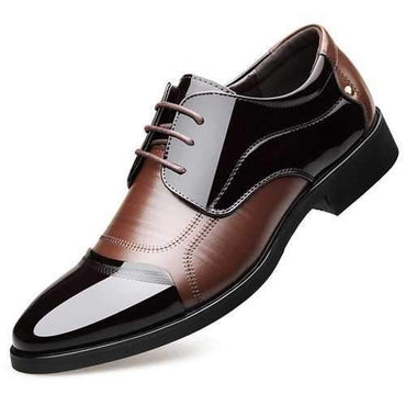 Men Color Blocking Dress Shoes