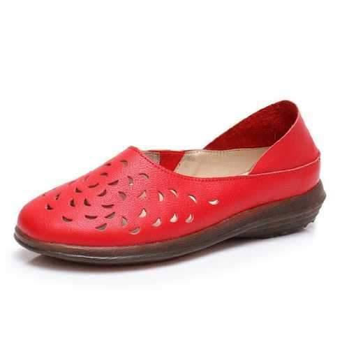 Hollow Out Breathable Multi-Way Flats