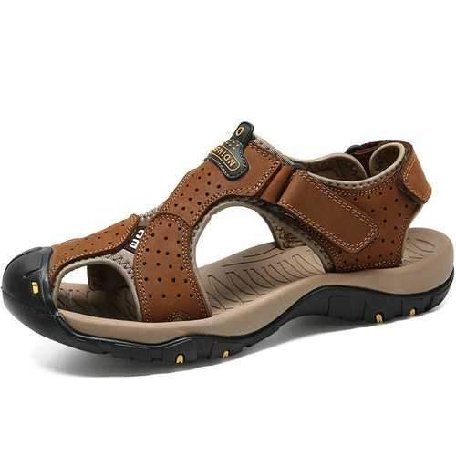 Men Outdoor Leather Sandals