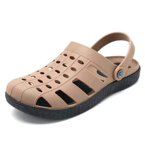 Men Hollow Breathable Water Beach Sandals