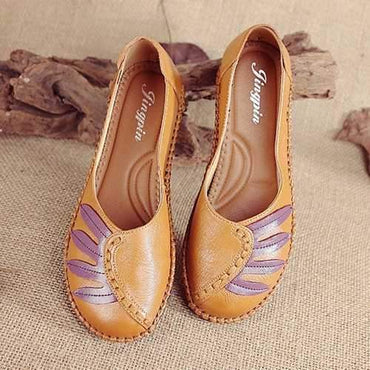 Leather Handmade Soft Flat Loafers