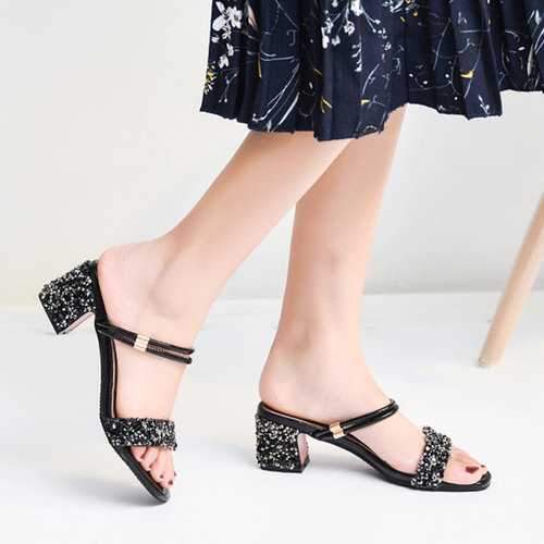 Slip On Lady Sandals Pumps