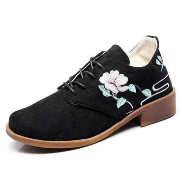 Flower Casual Oxford Shoes For Women