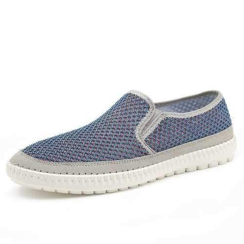 Men Lycra Mesh Slip Ons