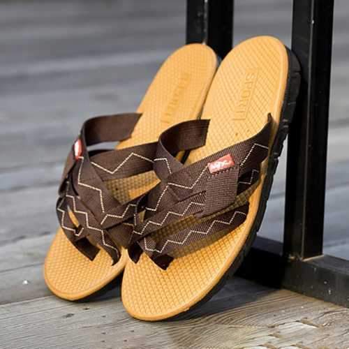 Men Webbing Clip Toe Beach Water Sandals