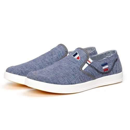 Men Canvas Low Top Shoes