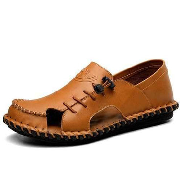 Men Hand Stitching Leather Shoes