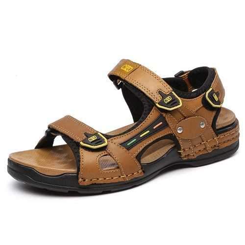 Men Outdoor Leather Sandals