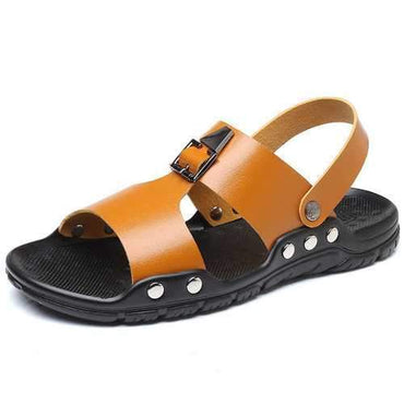 Men Soft Leather Sandals