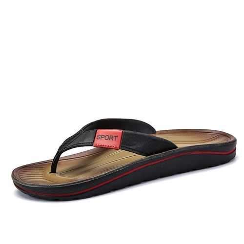 Men Clip Toe Slip Resistant Casual Beach Slippers