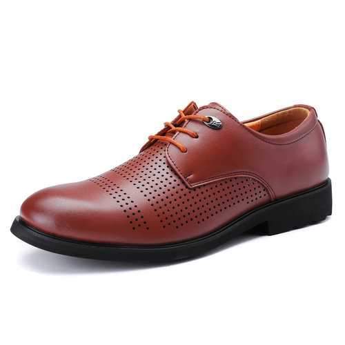 Large Size Men Hollow Out Business Shoes