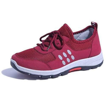 Mesh Pattern Casual Trainers