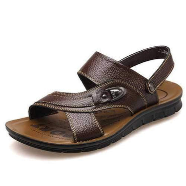 Men Opened Toe Leather Sandals