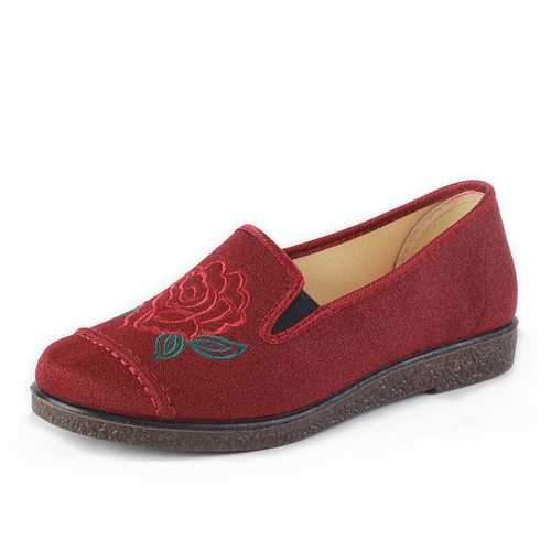 Flower Cloth Vintage Soft Flats