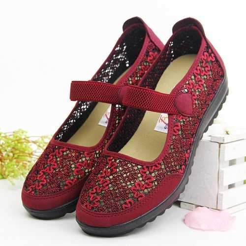 Large Size Lace Flats