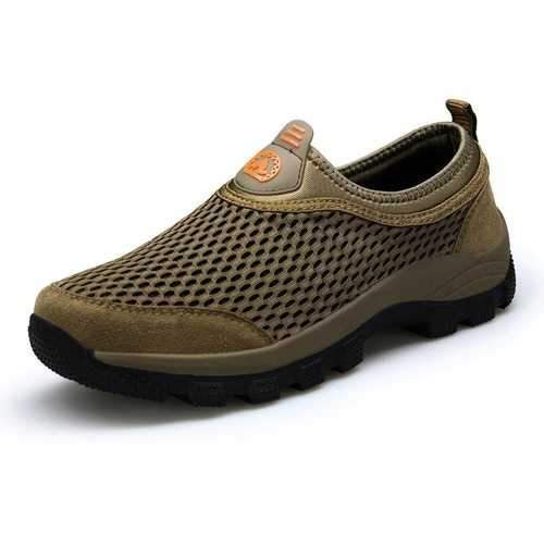 Men Mesh Slip Resistant Hiking Climbing Sneakers