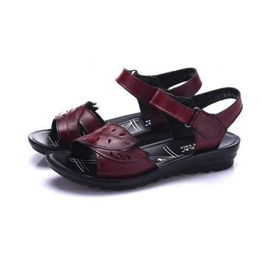 Soft Hook Loop Hollow Sandals