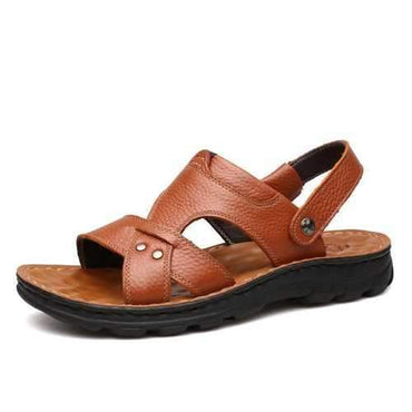 Men Genuine Leather Outdoor Sandals