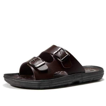 Men Doule Metal Buckle Beach Water Sandals